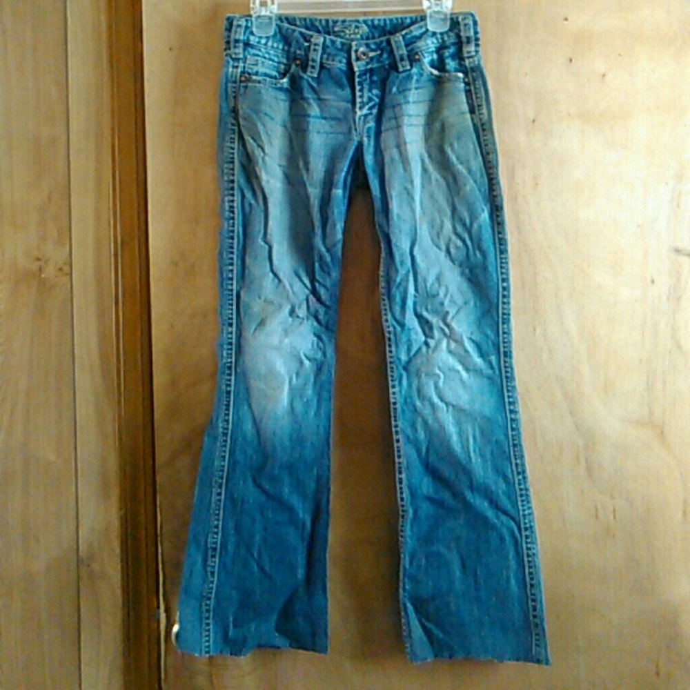 Silver jeans size27/l27*raw hem